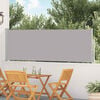 vidaXL Auvent lat&eacute;ral r&eacute;tractable de patio 100x500 cm Gris