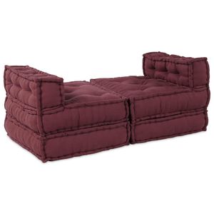 vidaXL Unit&eacute; de canap&eacute; modulaire Tissu Marron 210 x 140 x 56 cm