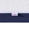 vidaXL Matelas Blanc et Bleu 80 x 160 cm Mousse Infusée de Gel