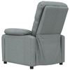 vidaXL Fauteuil inclinable Gris foncé Tissu