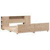 vidaXL Cadre de lit sans matelas 180x200 cm bois massif de pin