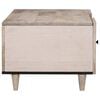 vidaXL Table basse Beige 100 x 54 x 40 cm Bois d'acacia massif