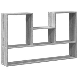 vidaXL &Eacute;tag&egrave;re murale sonoma gris 99x15x60 cm bois ing&eacute;nierie