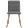 vidaXL Chaises &agrave; manger lot de 2 gris fonc&eacute; tissu
