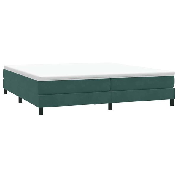 vidaXL Sommier à lattes de lit sans matelas vert foncé 200x220 cm