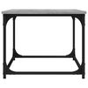 vidaXL Table basse Sonoma gris 80x50x40 cm Bois d'ingénierie et fer