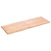 vidaXL Dessus de table bois massif trait&eacute; bordure assortie