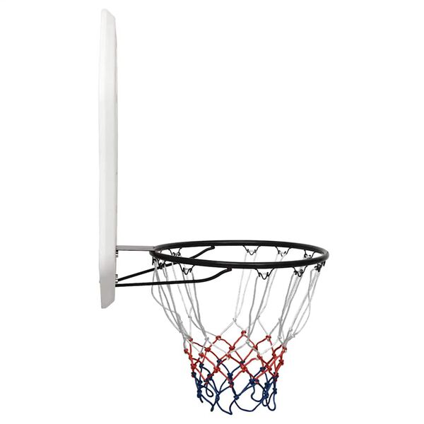vidaXL Panneau de basket-ball Blanc 109x71x3 cm Polyéthylène