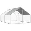 vidaXL Poulailler d'ext&eacute;rieur 2,75 x 4 x 1,92 m Acier galvanis&eacute;