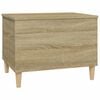 vidaXL Table basse Ch&ecirc;ne sonoma 60x44,5x45 cm Bois d'ing&eacute;nierie