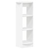 vidaXL Meuble d'appoint Blanc 40 x 40 x 100 cm Bois d&rsquo;ing&eacute;nierie
