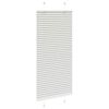 vidaXL Store pliss&eacute; gris clair 65x100 cm largeur du tissu 64,4 cm