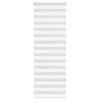 vidaXL Store z&egrave;bre blanc 70x200 cm largeur du tissu 65,9 cm polyester