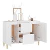 vidaXL Buffet blanc 101x35x70 cm bois d'ing&eacute;nierie
