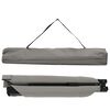 vidaXL Lit de camping pliant Gris 210 x 80 x 46 cm Tissu Oxford