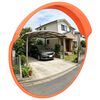 vidaXL Miroir de trafic convexe Plastique Orange 60 cm