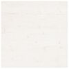 vidaXL Dessus de table blanc 80x80x2,5 cm bois de pin massif