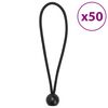 vidaXL Cordes &eacute;lastiques avec balles 50 pcs 21x0,5 cm