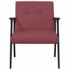 vidaXL fauteuil Bordeaux 59 x 75 x 78 cm tissu