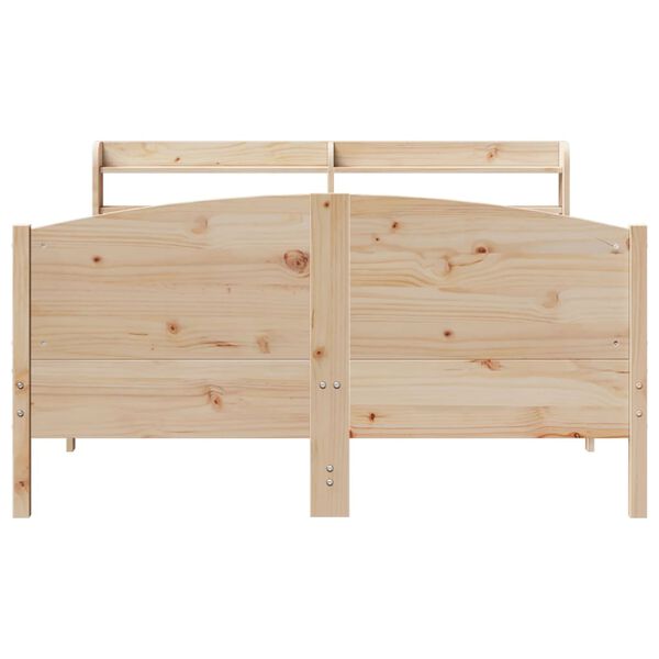 vidaXL Cadre de lit sans matelas 140x200 cm bois massif de pin
