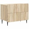 vidaXL Cabinet de chevet Ch&ecirc;ne Sonoma 62 x 34,5 x 49,5 cm