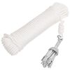 vidaXL Ancre pliable et corde argent&eacute; 0,7 kg fonte galvanis&eacute;e &agrave; chaud
