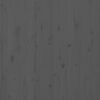 vidaXL T&ecirc;te de lit murale Gris 166x3x91,5 cm Bois massif de pin
