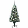vidaXL Sapin de Noël artificiel Vert 180 cm PVC, Acier et Plastique