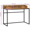 vidaXL Bureau d'ordinateur avec tiroir Marron 110 x 50 x 87 cm