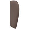 vidaXL Oreille de tête de lit Marron 40 x 23 x 6 cm Mousse et PVC
