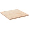 vidaXL Plateau de table carré en bois de pin massif 70 x 70 x 2,5 cm