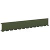 vidaXL Bordure de Pelouse 10 pc 102 x 15 x 4 cm Acier Vert olive