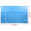 vidaXL Couverture de piscine rectangulaire 1200x600 cm PE Bleu