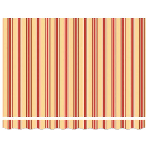 vidaXL Auvent Jaune et Orange 350 x 250 x 165 cm Polyester