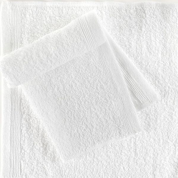 vidaXL Serviettes pour invit&eacute;s 50 pcs Coton 350 g/m&sup2; 30x30 cm Blanc