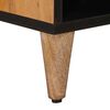 vidaXL Meuble TV Naturel 80 x 31,5 x 46 cm Bois de mangue massif