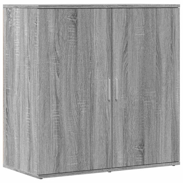 vidaXL Buffet sonoma gris 79x38x80 cm bois d'ing&eacute;nierie
