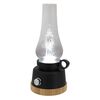 Eurotrail Lampe de camping &agrave; LED Wind bambou noir