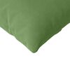 vidaXL Coussins de canap&eacute; 2 pcs Vert clair 200 x 40 cm