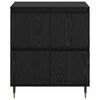 vidaXL Armoire de rangement 3 pcs Ch&ecirc;ne noir 60 x 35 x 70 cm