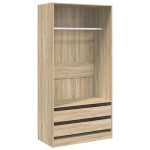 vidaXL Garde-robe Ch&ecirc;ne sonoma 100x50x200 cm Bois d'ing&eacute;nierie
