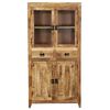 vidaXL Buffet 90x40x180 cm Bois de manguier massif
