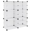 vidaXL &Eacute;tag&egrave;re &agrave; chaussures Transparent 84x31,5x93 cm PP