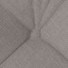 vidaXL Coussins de si&egrave;ge 4 pcs Taupe 45 x 45 x 12 cm tissu