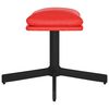 vidaXL Repose-pied Rouge 60x60x36 cm Similicuir
