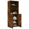 vidaXL Buffet haut ch&ecirc;ne fum&eacute; 70x42,5x185 cm bois d'ing&eacute;nierie