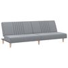 vidaXL Canap&eacute;-lit &agrave; gris clair tissu