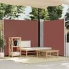 vidaXL Auvent lat&eacute;ral r&eacute;tractable de patio 170x1200 cm Marron