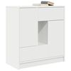 vidaXL Buffet avec tiroirs et portes blanc 70,5x34x74,5 cm