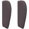 vidaXL Oreille de t&ecirc;te de lit Marron 40 x 23 x 6 cm tissu